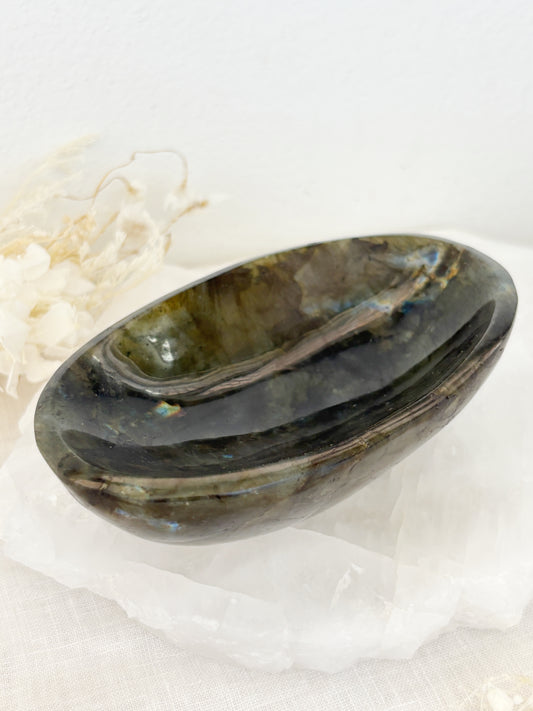 LABRADORITE TRINKET BOWL || LABB03