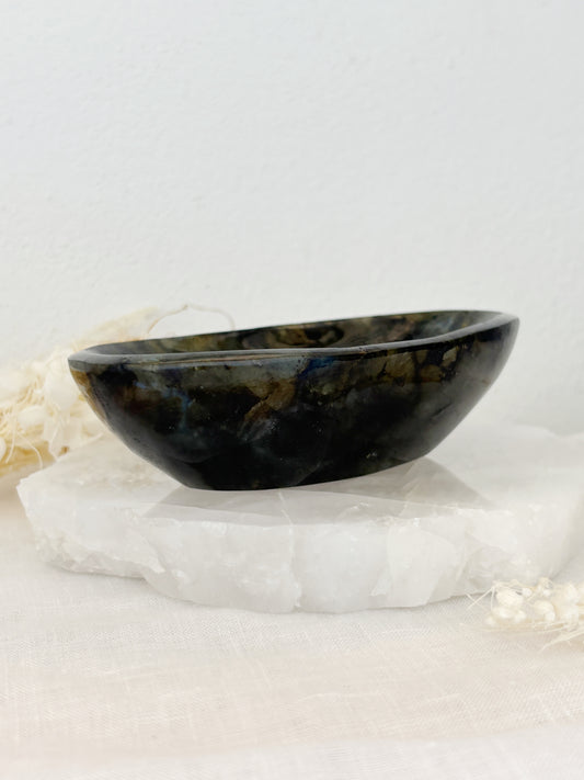 LABRADORITE TRINKET BOWL || LABB03