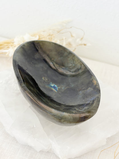 LABRADORITE TRINKET BOWL || LABB03