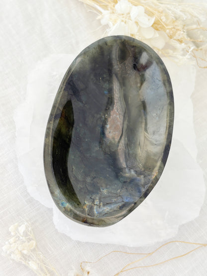 LABRADORITE TRINKET BOWL || LABB03