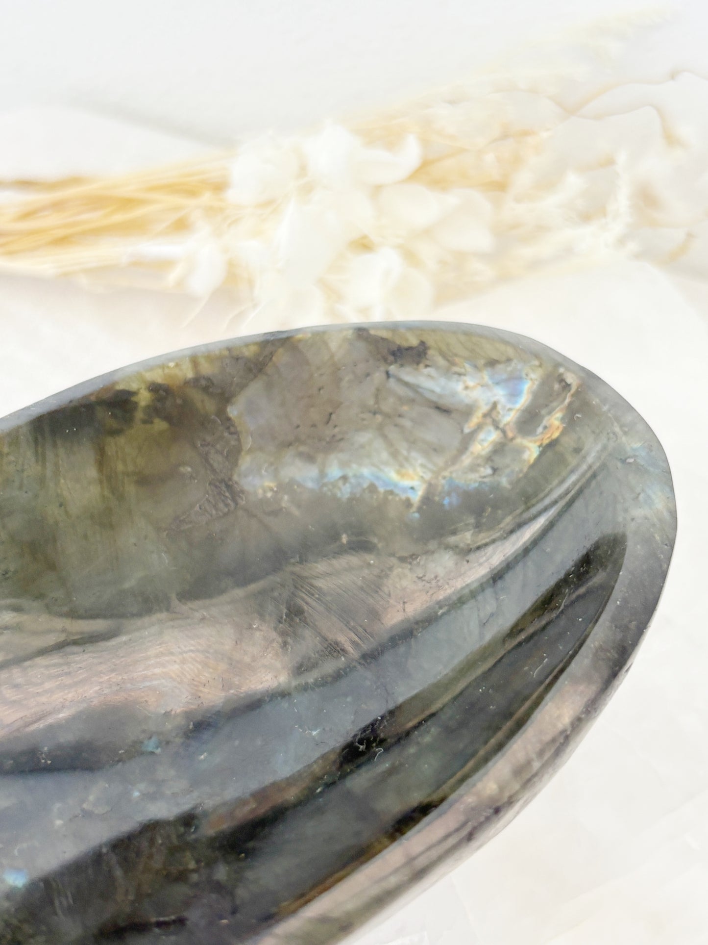 LABRADORITE TRINKET BOWL || LABB03