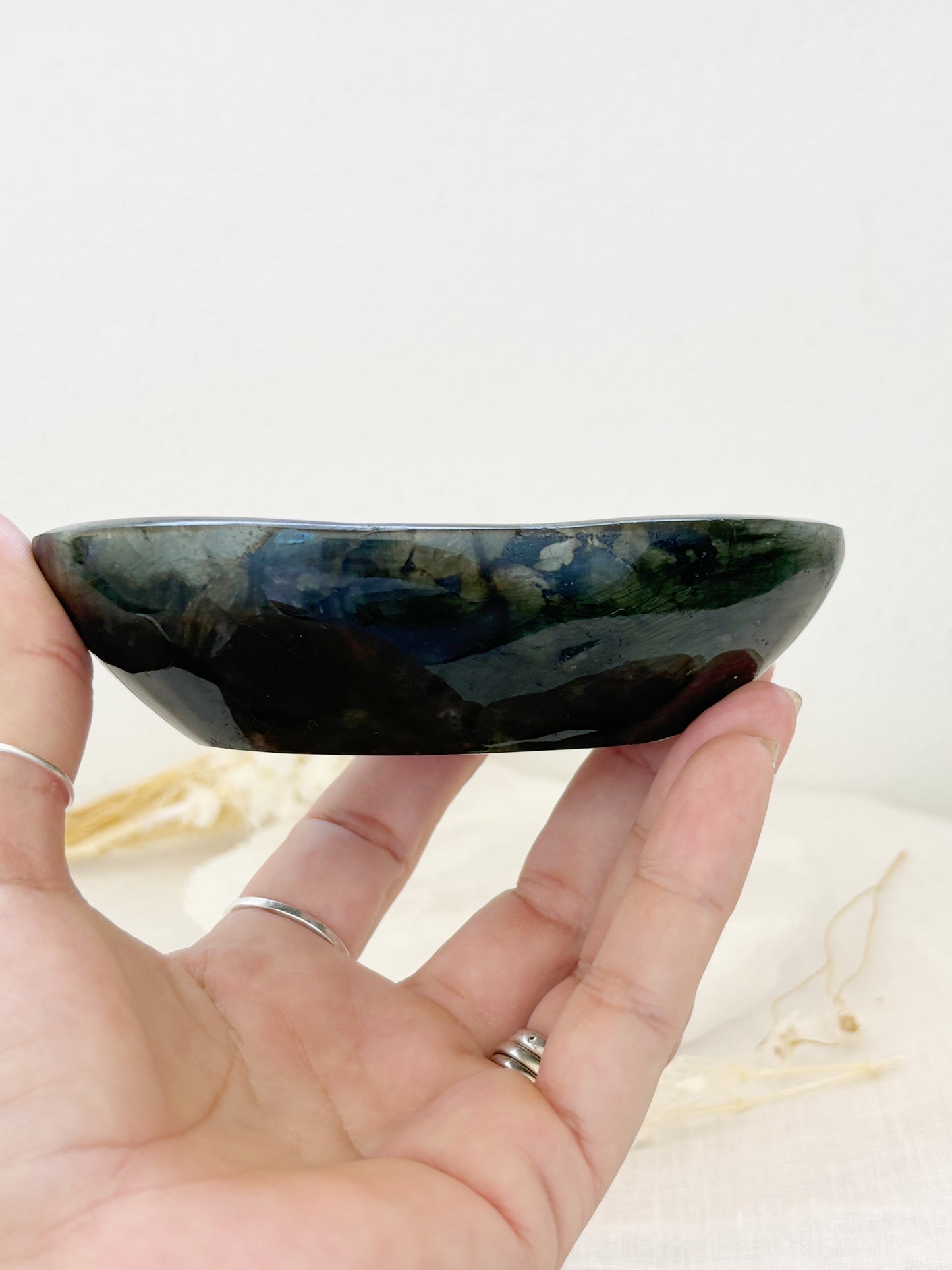 LABRADORITE TRINKET BOWL || LABB03