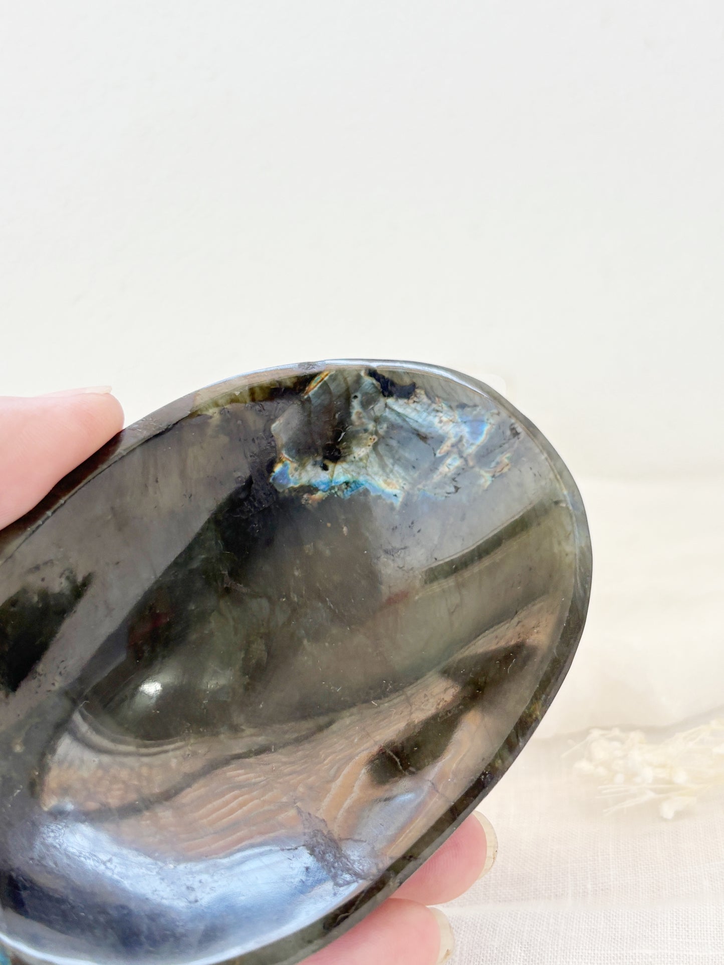 LABRADORITE TRINKET BOWL || LABB03
