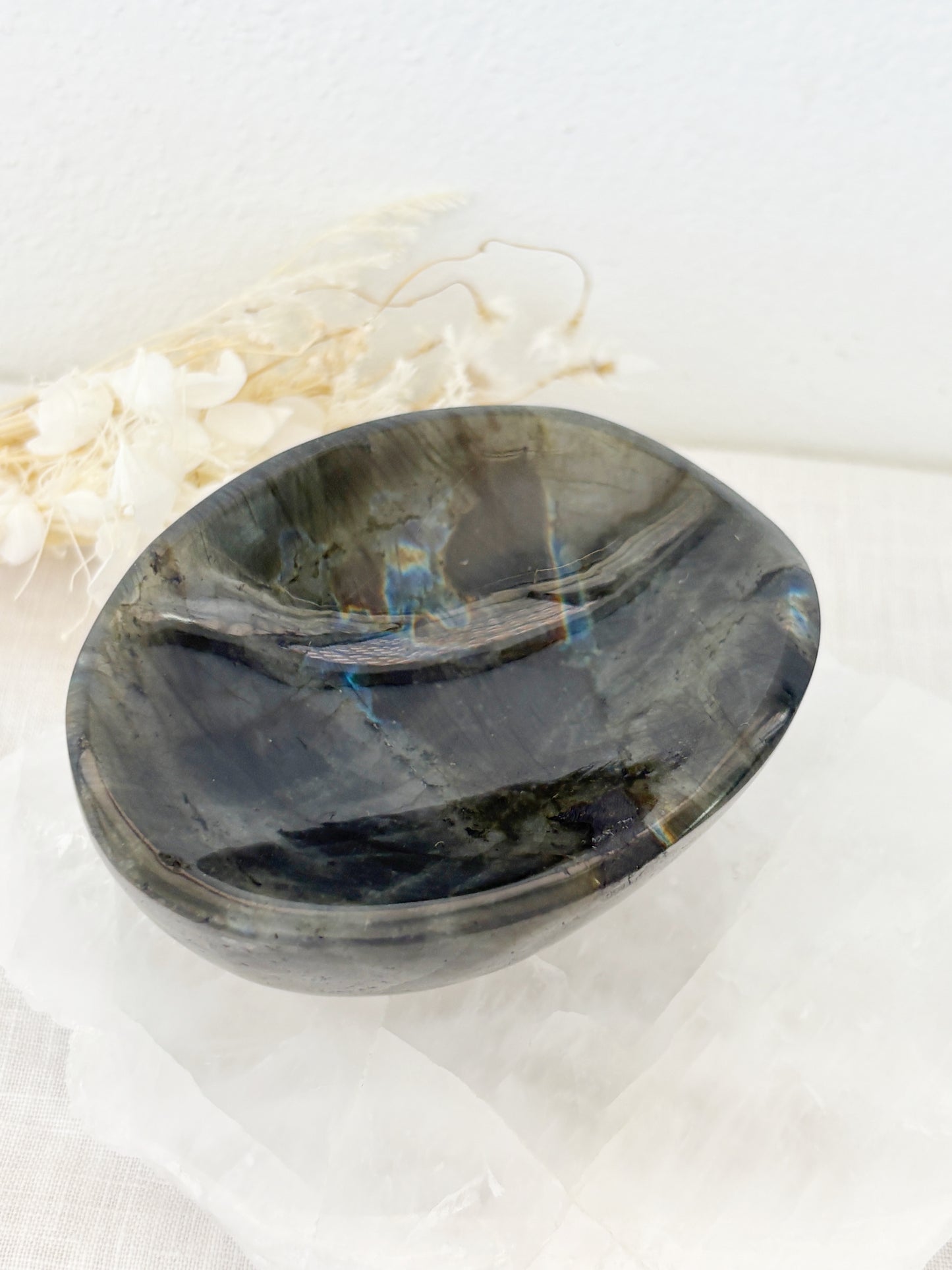 LABRADORITE TRINKET BOWL || LABB04