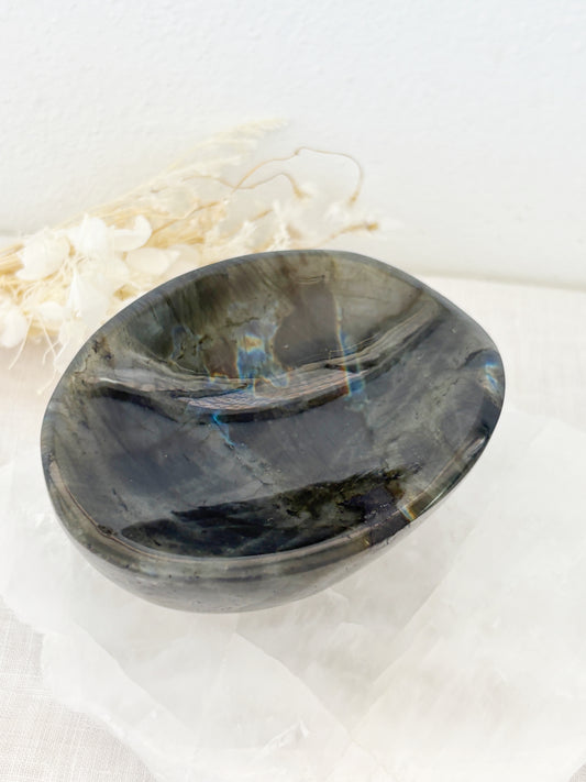 LABRADORITE TRINKET BOWL || LABB04