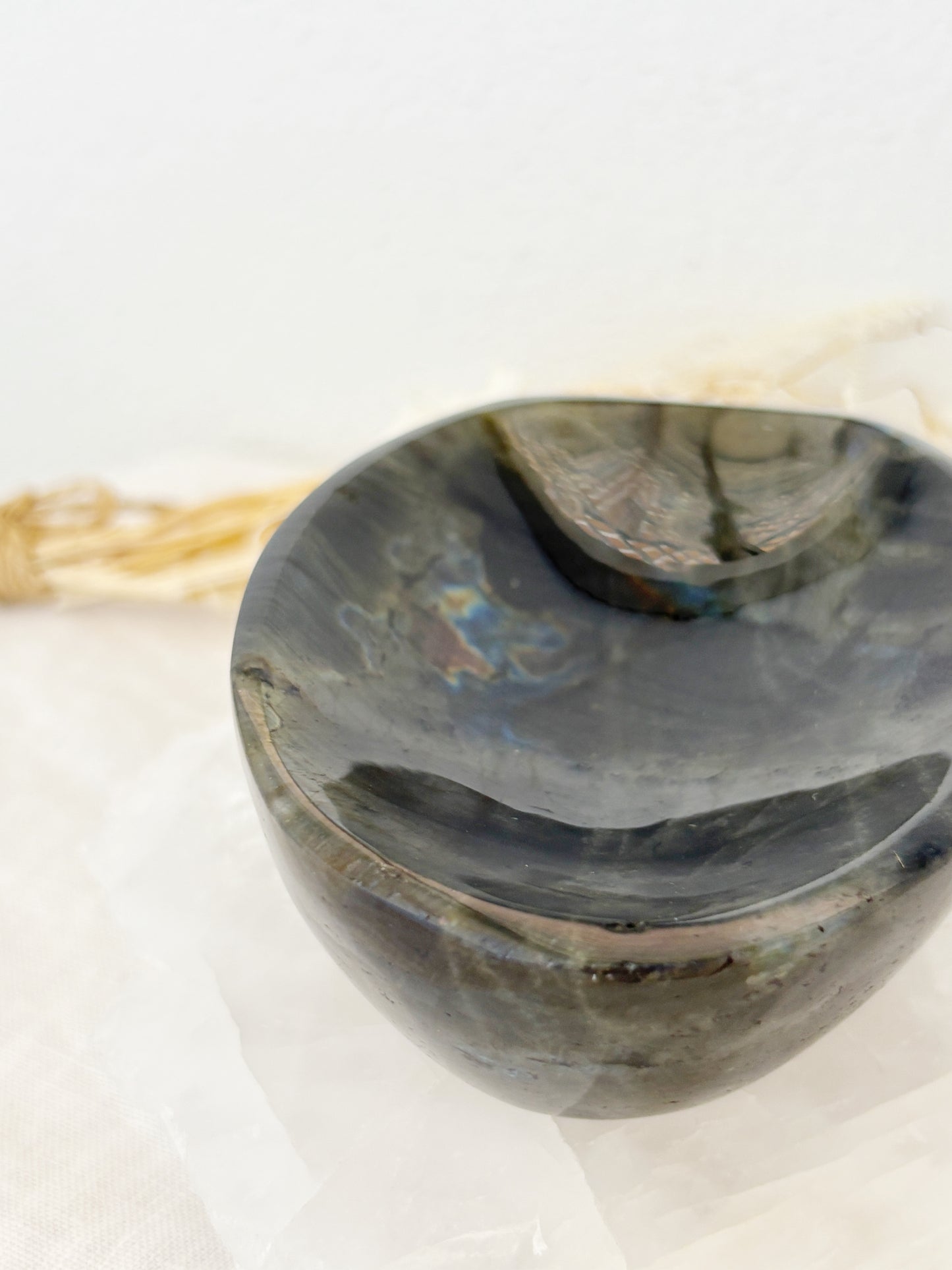 LABRADORITE TRINKET BOWL || LABB04