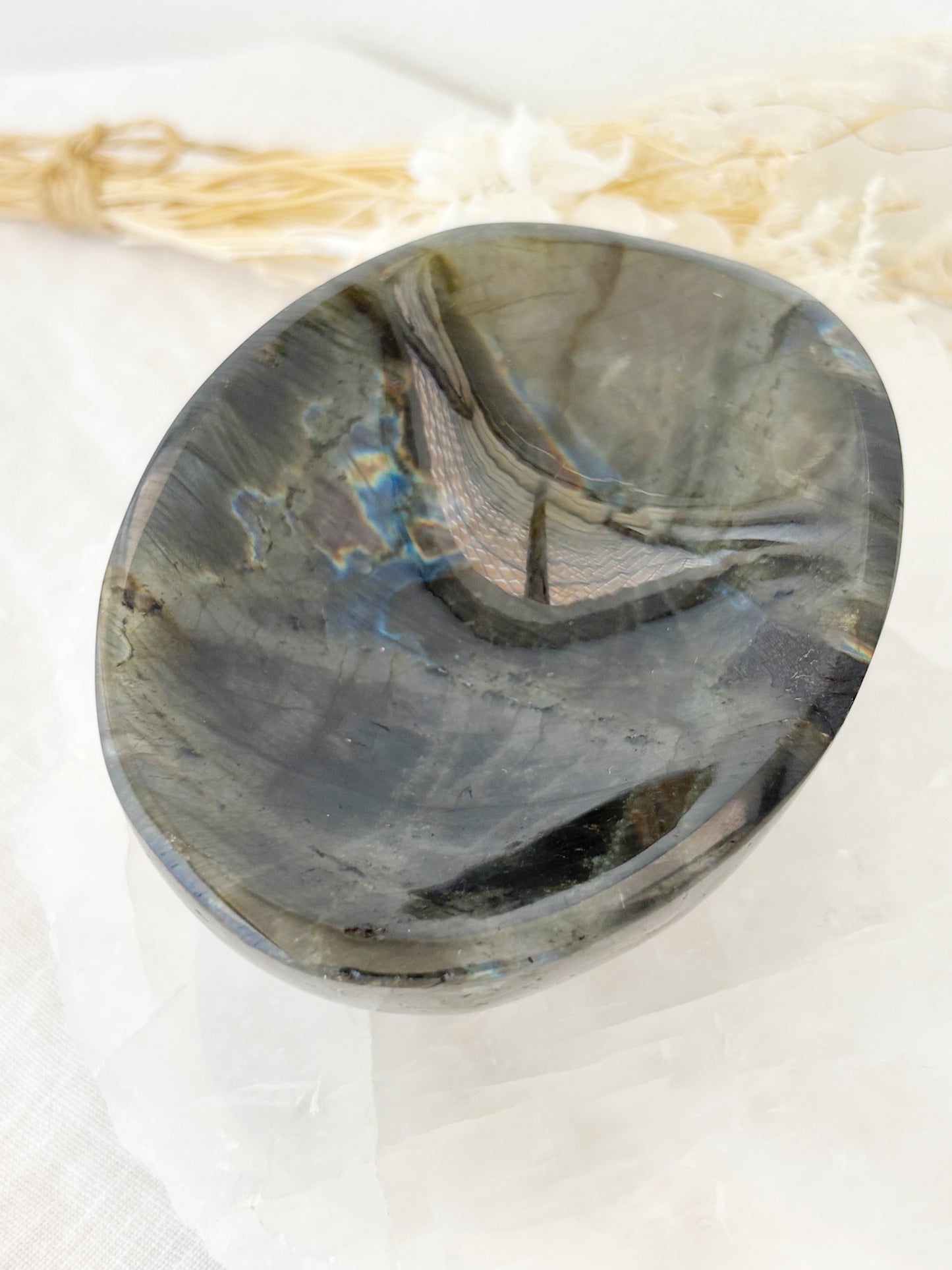 LABRADORITE TRINKET BOWL || LABB04