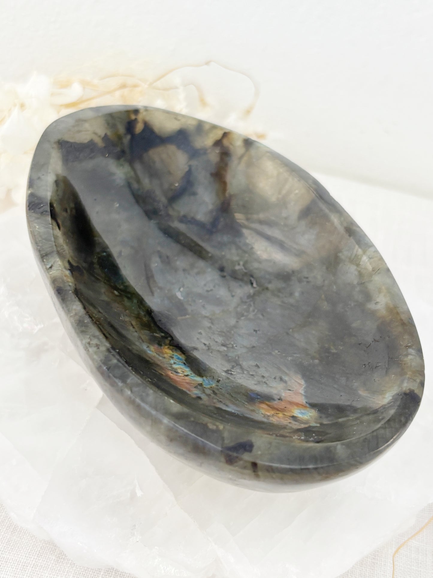 LABRADORITE TRINKET BOWL || LABB02