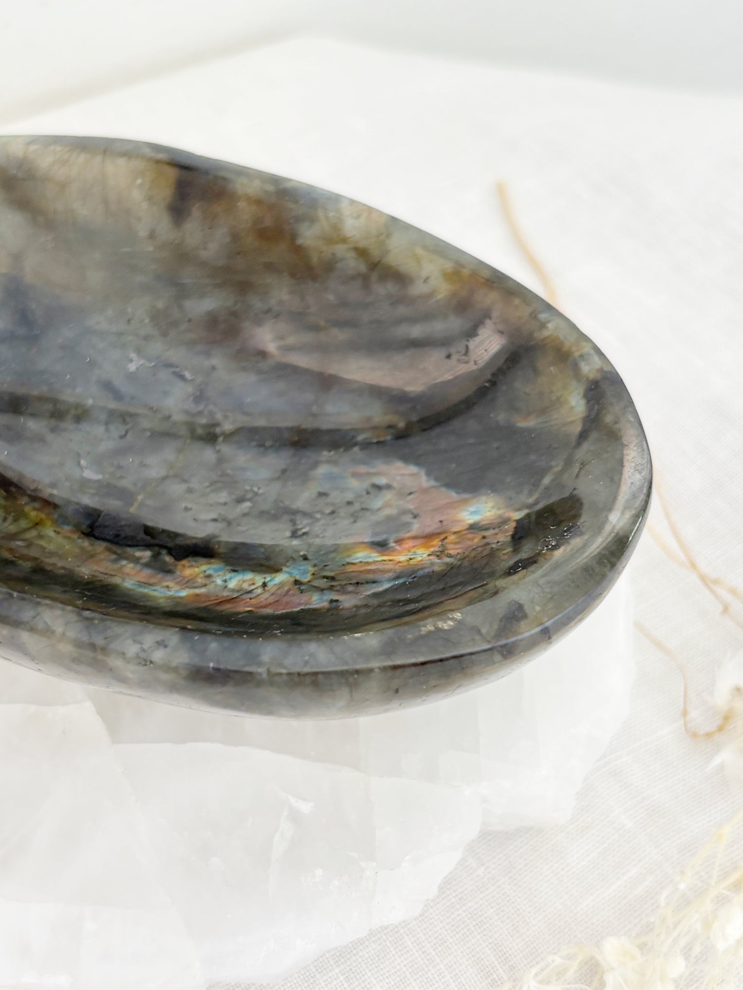 LABRADORITE TRINKET BOWL || LABB02