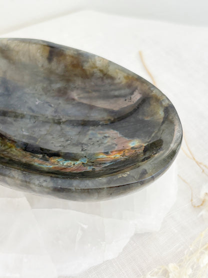 LABRADORITE TRINKET BOWL || LABB02