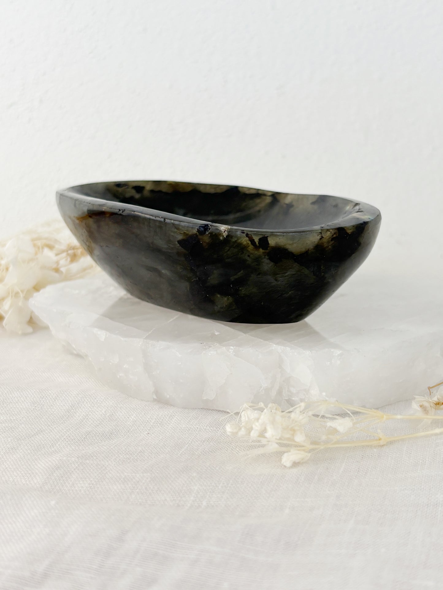 LABRADORITE TRINKET BOWL || LABB02
