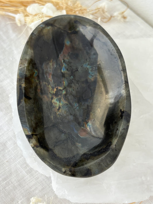 LABRADORITE TRINKET BOWL || LABB02