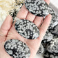 SNOWFLAKE OBSIDIAN PALMSTONE || INTUITIVELY CHOSEN