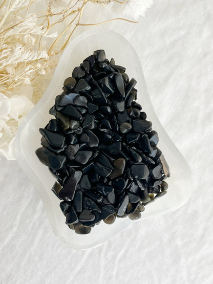 OBSIDIAN CRYSTAL CHIPS || 100g