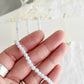 BLUE LACE AGATE BEAD BRACELET || 4MM