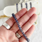 IOLITE BEAD BRACELET || 6MM