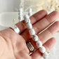 HOWLITE PEBBLE BEAD BRACELET || INTUITIVELY CHOSEN