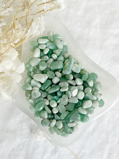 GREEN AVENTURINE CHIPS | 100G