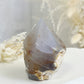 BLUE CHALCEDONY SEMI POLISHED POINT || 32103