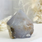 BLUE CHALCEDONY SEMI POLISHED POINT || 32103