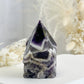 DREAM AMETHYST SEMI POLISHED POINT || 32101