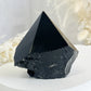 BLACK OBSIDIAN SEMI POLISHED POINT || 32095