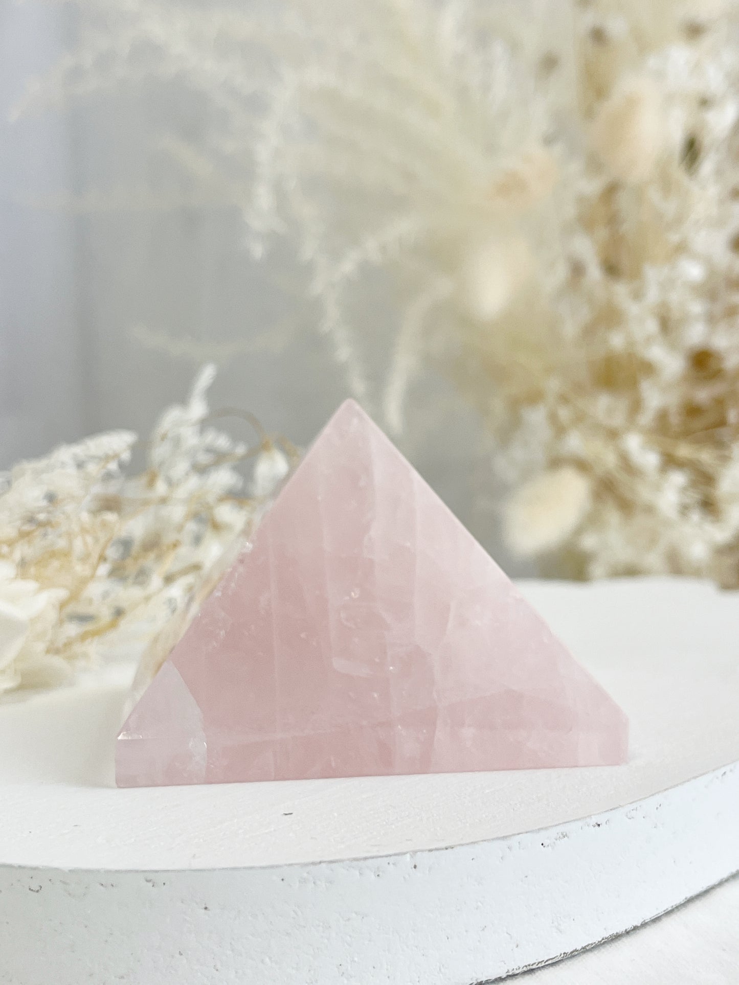 ROSE QUARTZ PYRAMID || 32105