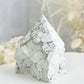 HOWLITE SEMI POLISHED POINT || 32090