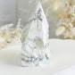 HOWLITE SEMI POLISHED POINT || 32092