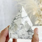 HOWLITE SEMI POLISHED POINT || 32092