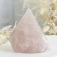 ROSE QUARTZ SEMI POLISHED POINT || 32096