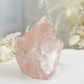 ROSE QUARTZ SEMI POLISHED POINT || 32097