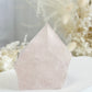ROSE QUARTZ SEMI POLISHED POINT || 32098