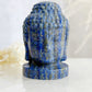 LAPIS LAZULI BUDDHA HEAD STONED AND SAGED AUSTRALIA