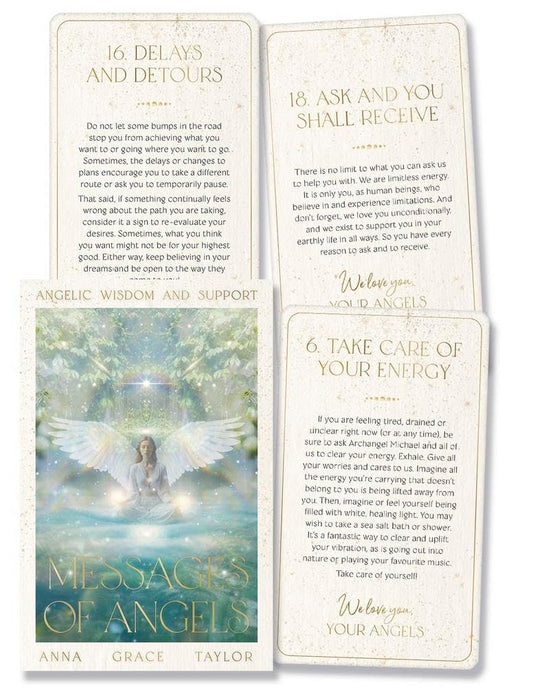 MESSAGES OF ANGELS ORACLE CARDS ANNA GRACE TAYLOR