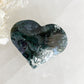MOSS AGATE HEART STONED AND SAGED AUSTRALIA