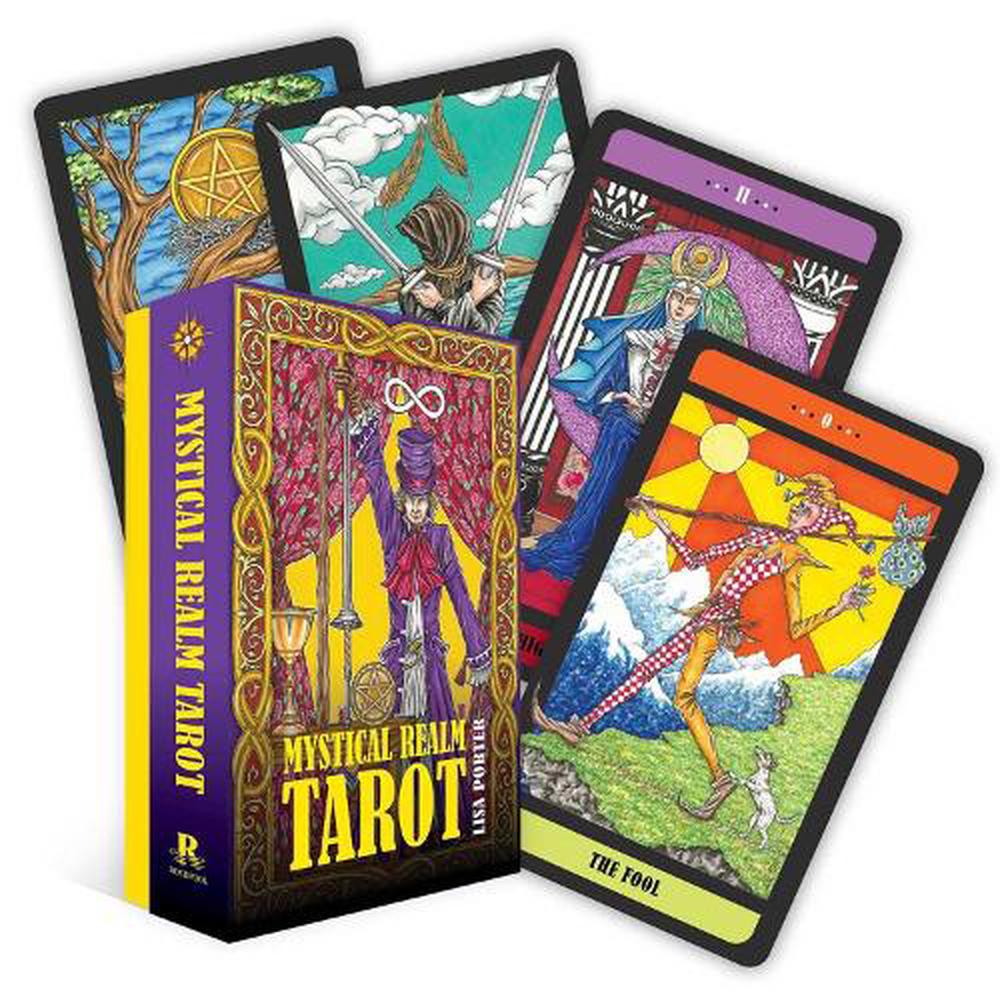 MSTICAL REALM TAROT. LISA PORTER. STONED AND SAGED AUSTRALIA.