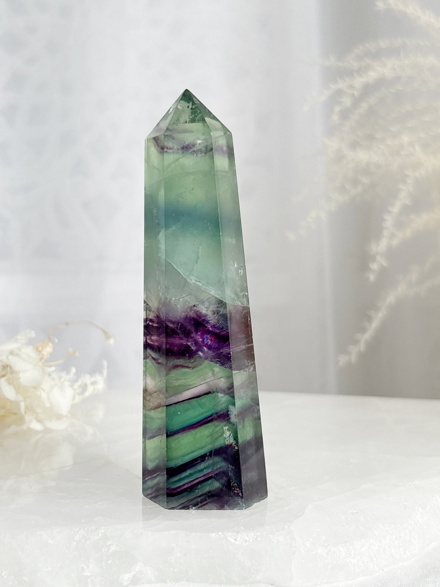 RAINBOW FLUORITE GENERATOR STONED AND SAGED AUSTRALIA