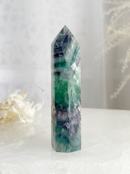 RAINBOW FLUORITE GENERATOR STONED AND SAGED AUSTRALIA