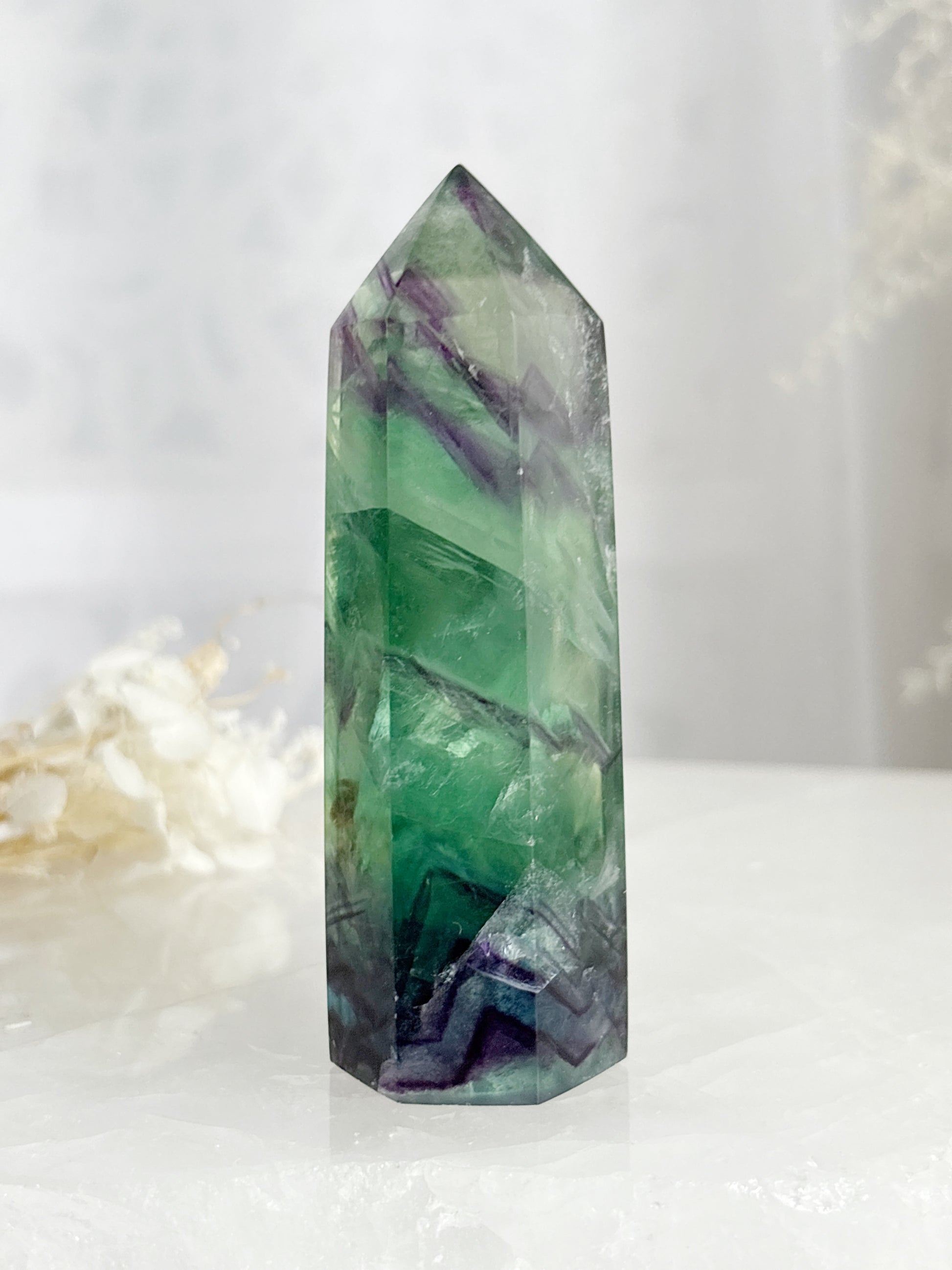 RAINBOW FLUORITE GENERATOR STONED AND SAGED AUSTRALIA