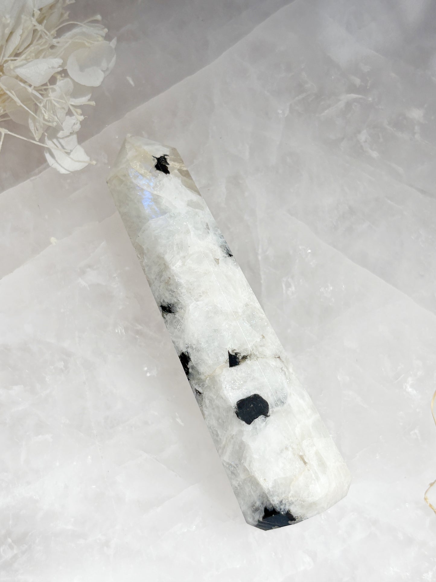 RAINBOW MOONSTONE PALMSTONE STONED AND SAGED AUSTRALIA