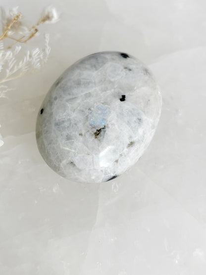 RAINBOW MOONSTONE PALMSTONE STONED AND SAGED AUSTRALIA