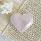 ROSE QUARTZ HEART 1 STONED AND SAGED AUSTRALIA