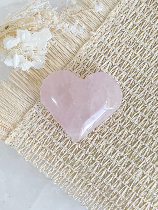 ROSE QUARTZ HEART 2 STONED AND SAGED AUSTRALIA