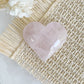 ROSE QUARTZ HEART 3 STONED AND SAGED AUSTRALIA