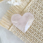 ROSE QUARTZ HEART 5 STONED AND SAGED AUSTRALIA