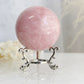 ROSE QUARTZ SPHERE 2 STONED AND SAGED AUSTRALIA
