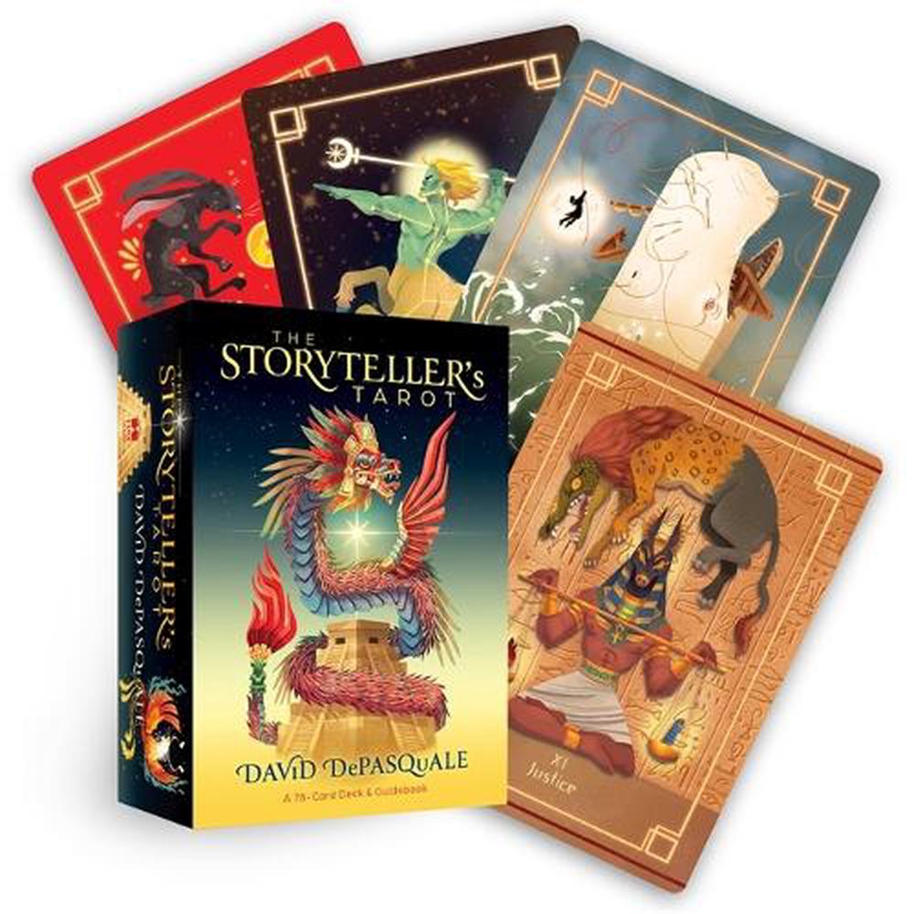 THE STORYTELLER TAROT. DAVID DEPASQUALE. STONED AND SAGED AUSTRALIA.