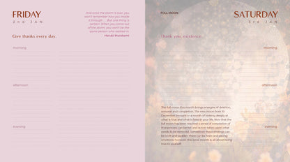 2026 GRATITUDE DIARY & DAILY PLANNER || MELANIE SPEARS