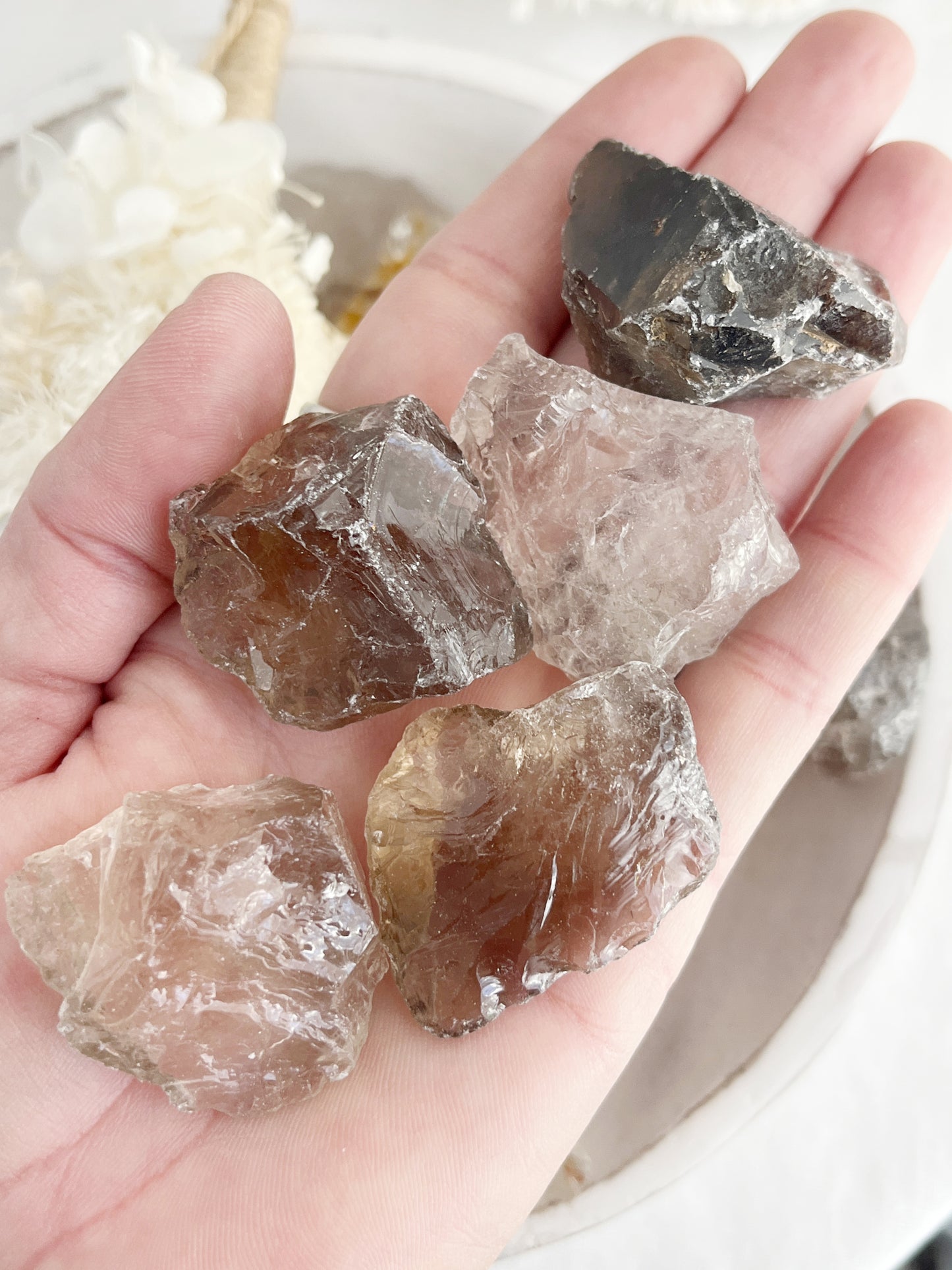 SMOKEY QUARTZ ROUGH || INTUITIVELY CHOSEN